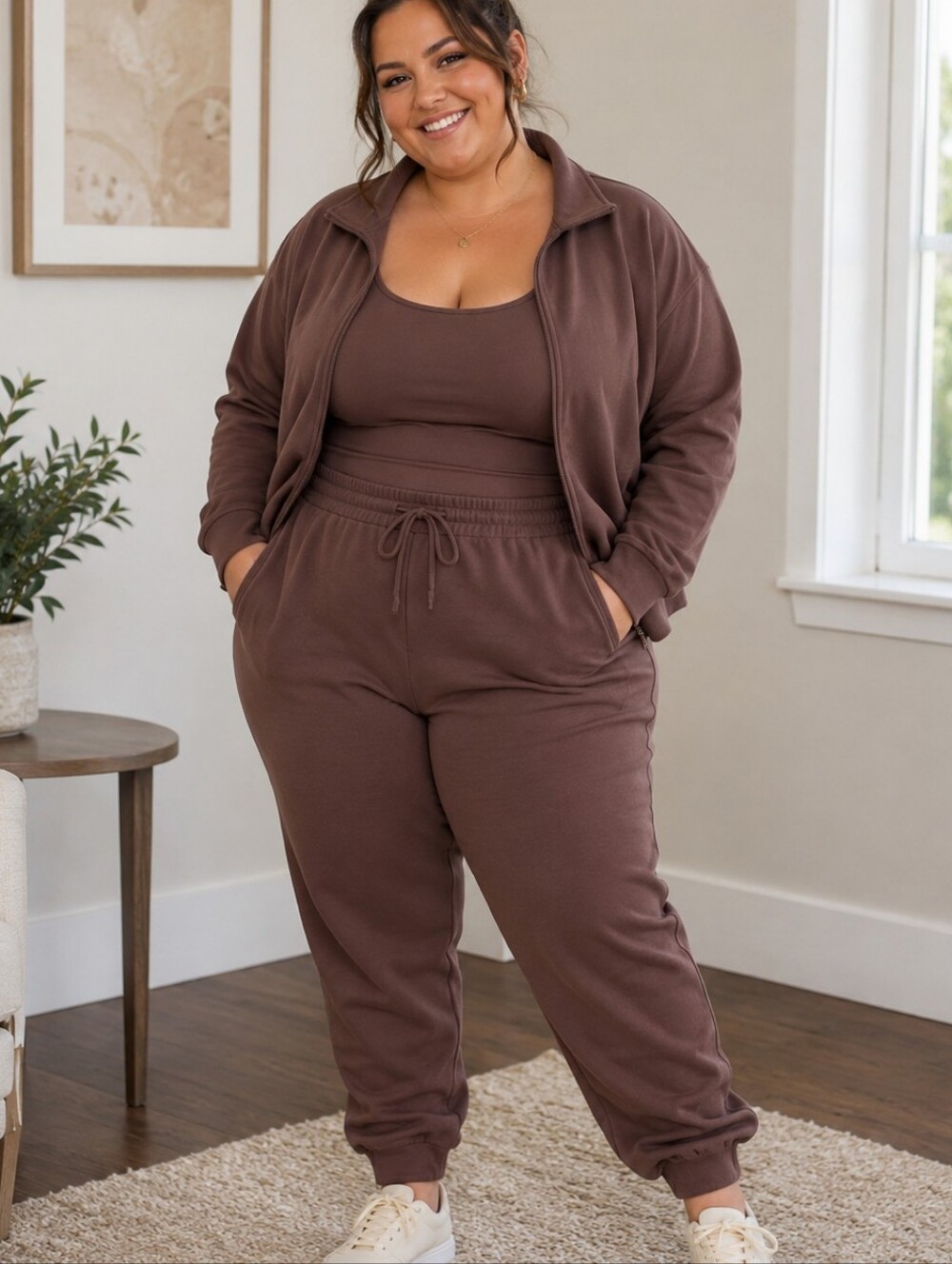 Mondetta Mauve Sweatsuit. In EUC